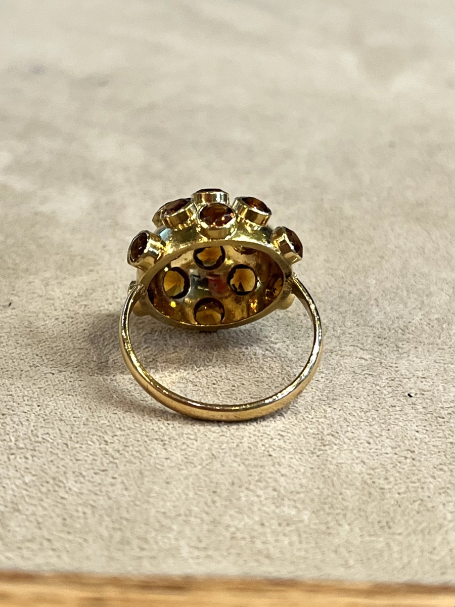 bague dôme citrines-photo-1