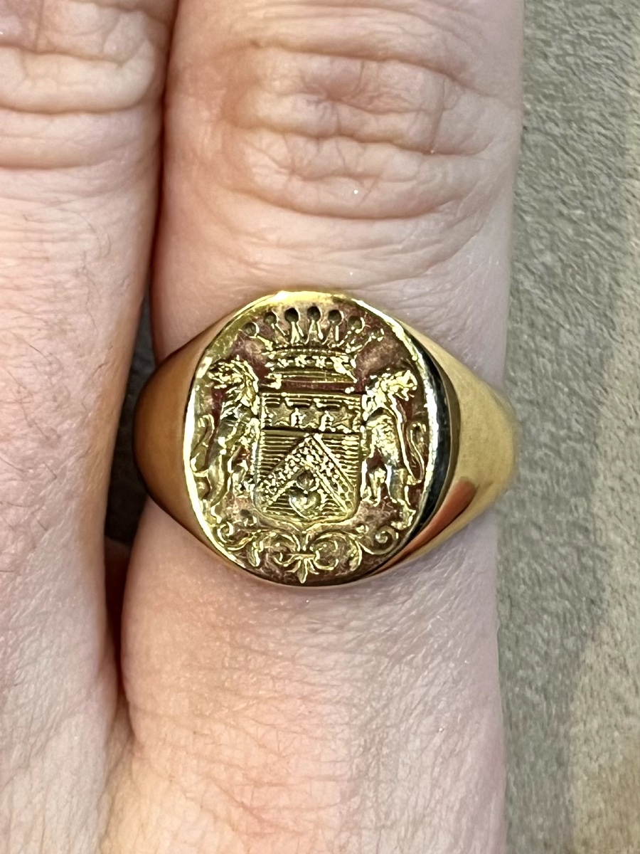 Bague chevalière -photo-3