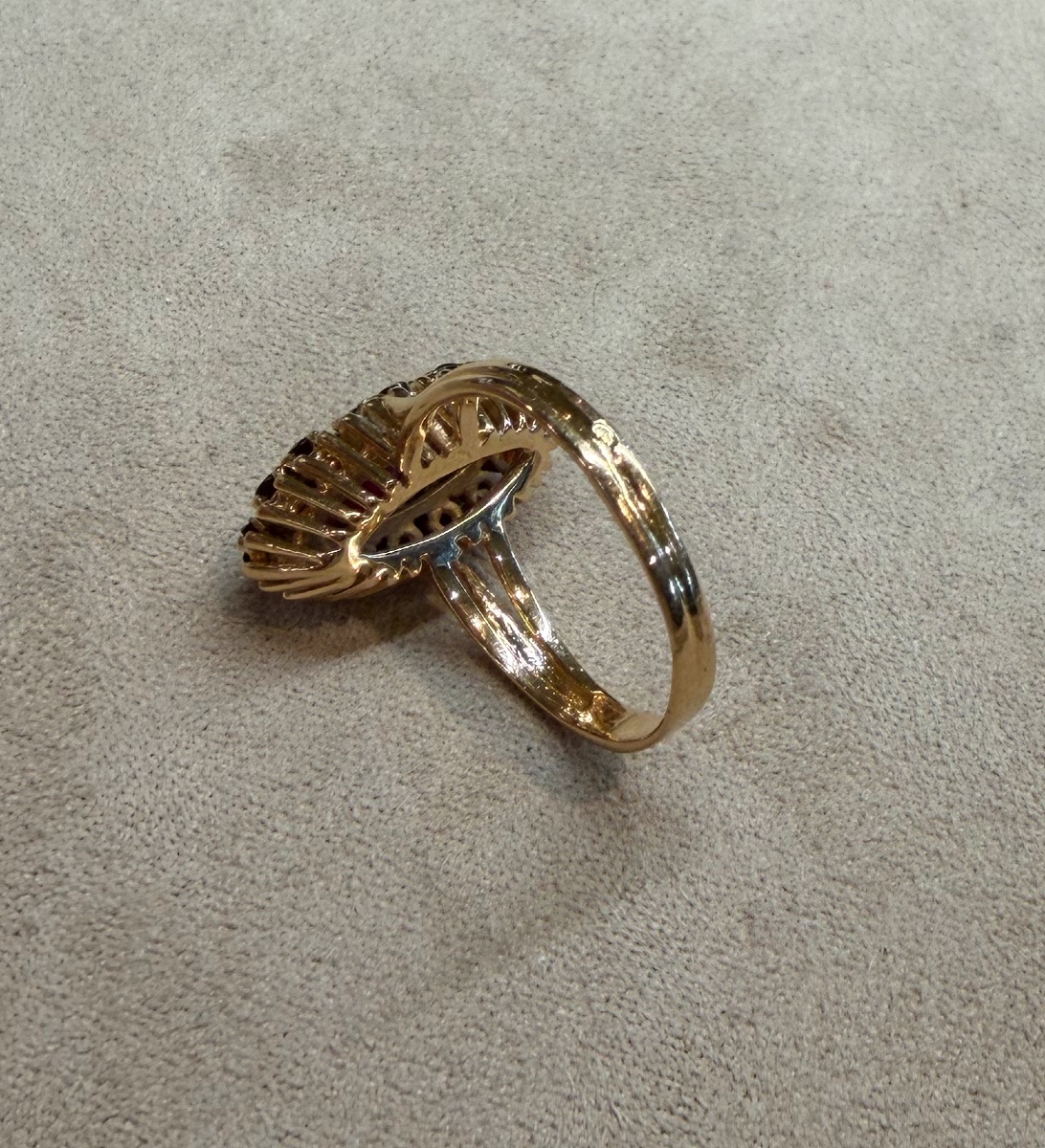 Bague marquise grenats-photo-1