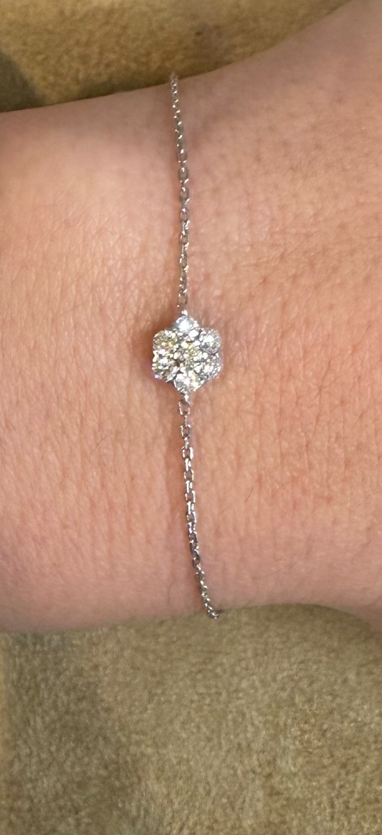Diamond Flower Bracelet-photo-1