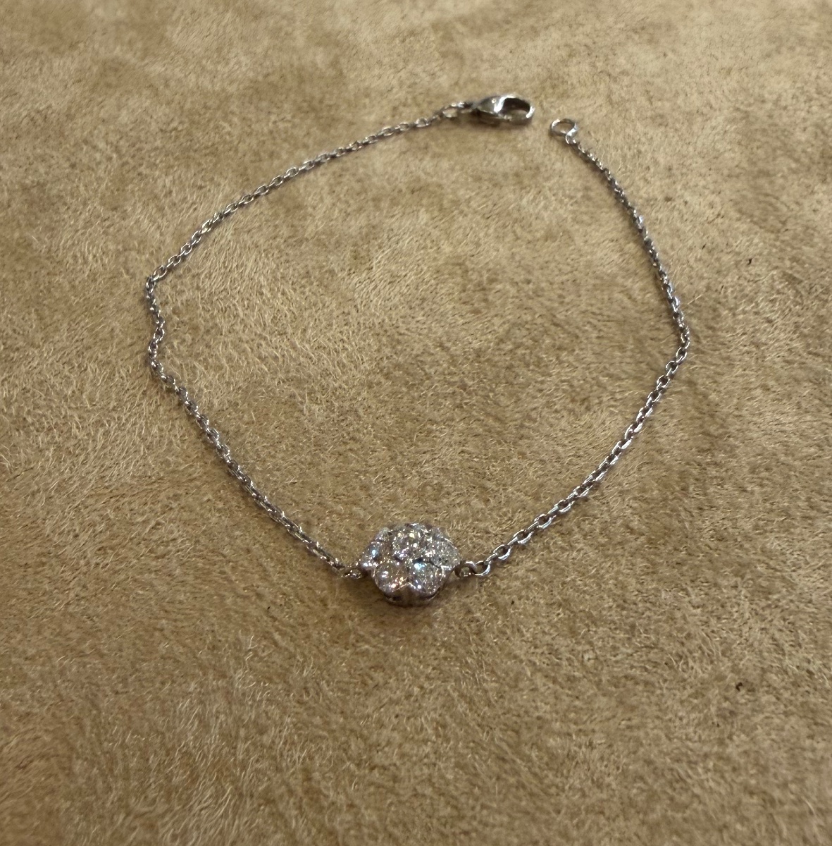 Diamond Flower Bracelet-photo-5