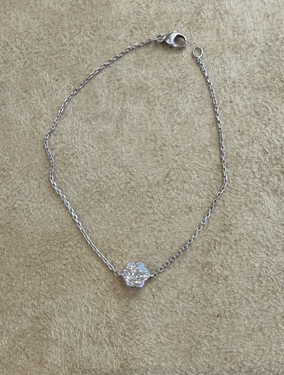 Diamond Flower Bracelet-photo-7