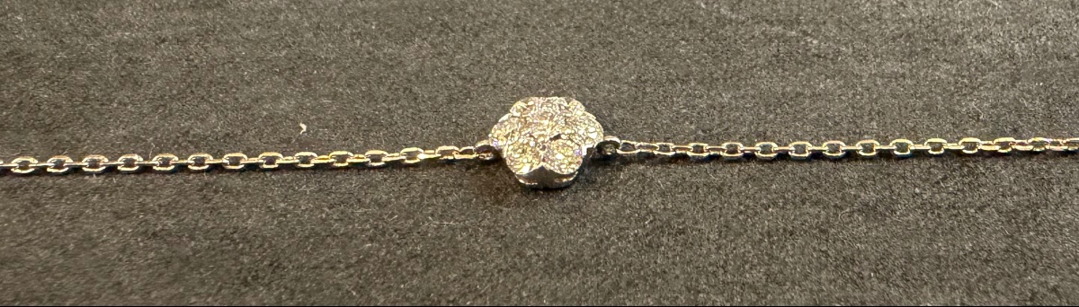 Diamond Flower Bracelet-photo-8