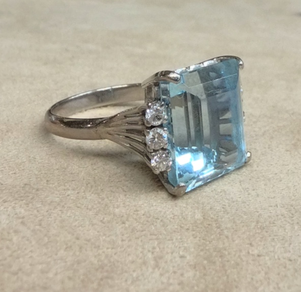 Aquamarine Ring