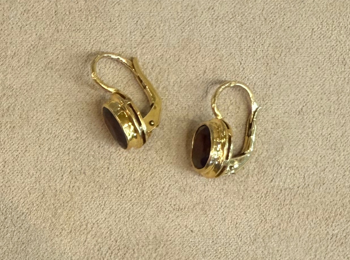 Garnet Earrings-photo-2