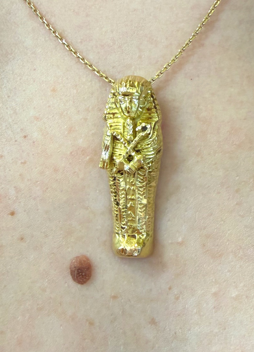 Egyptian Sarcophagus Pendant-photo-5