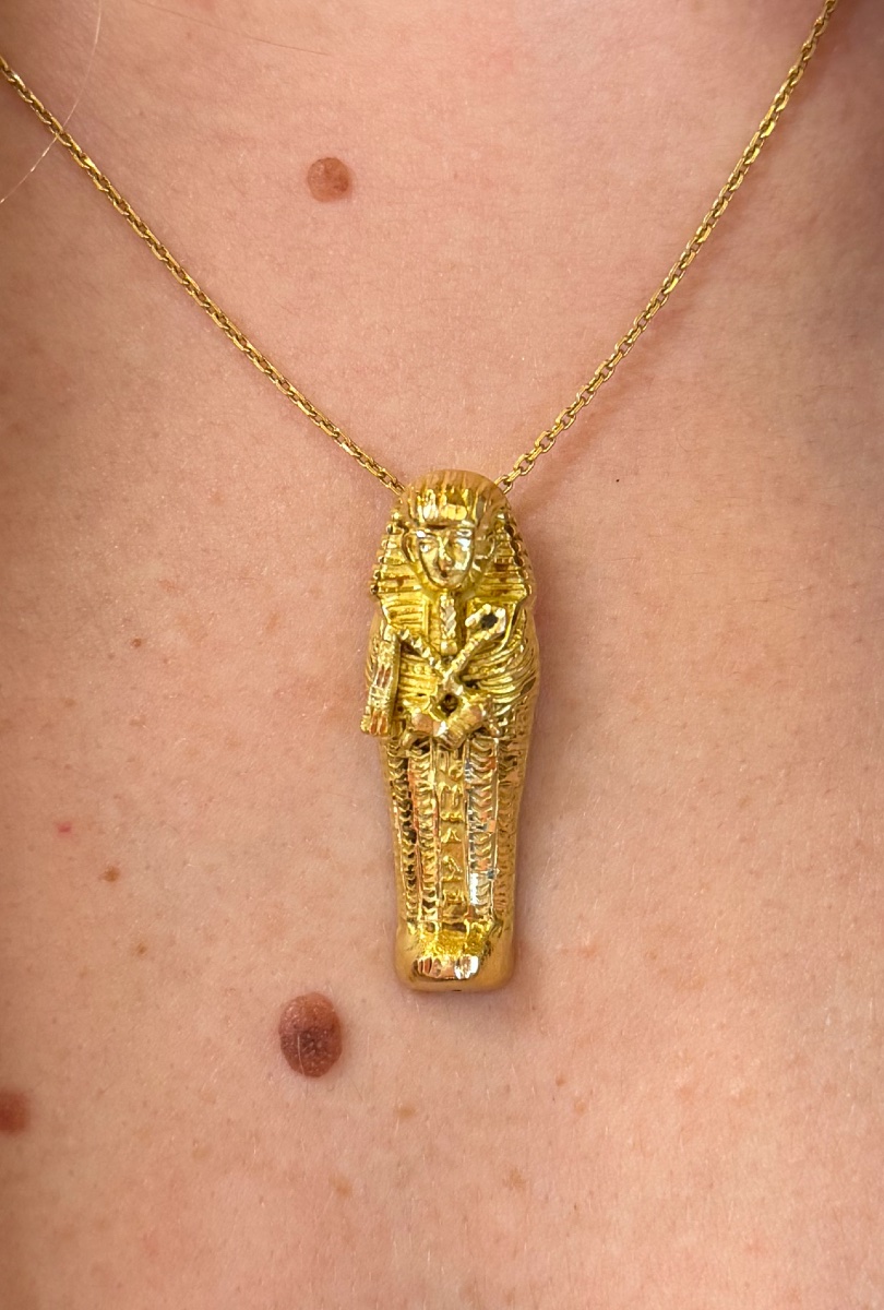 Egyptian Sarcophagus Pendant-photo-6