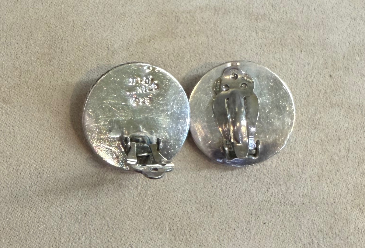 Boucles d'oreille ronde tresse-photo-5