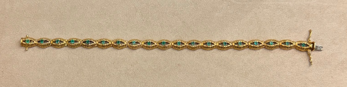 Bracelet emeraudes-photo-2