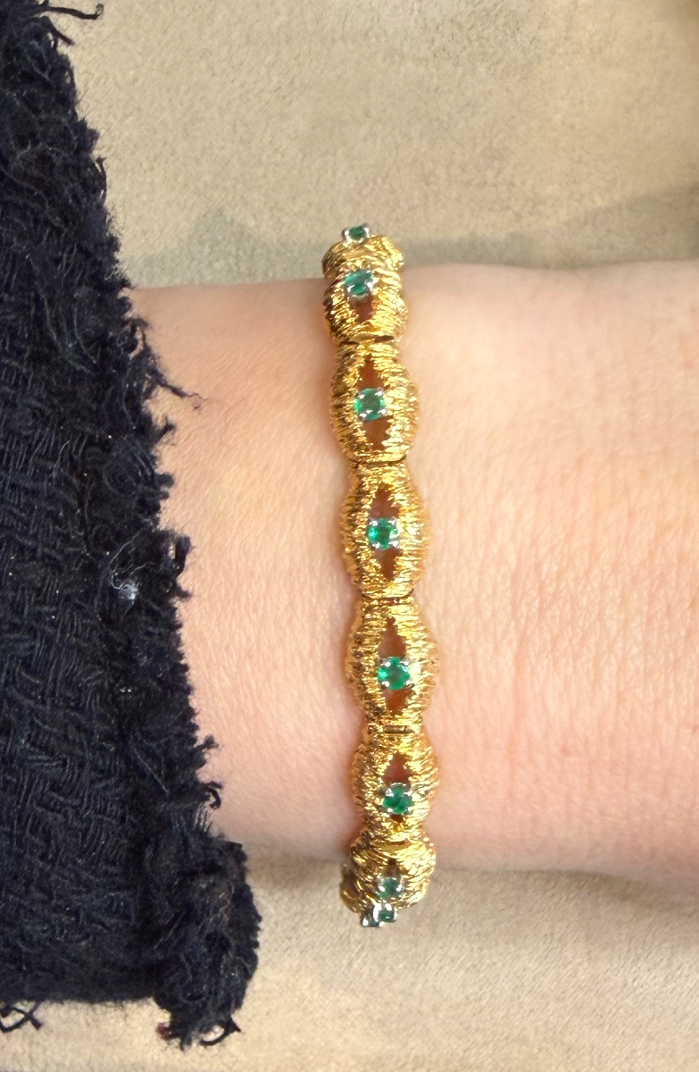 Bracelet emeraudes-photo-6