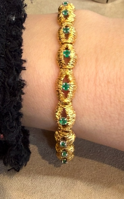 Bracelet emeraudes