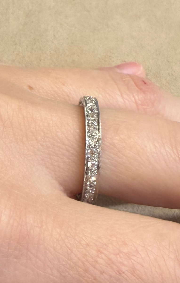 Diamond Wedding Band-photo-3