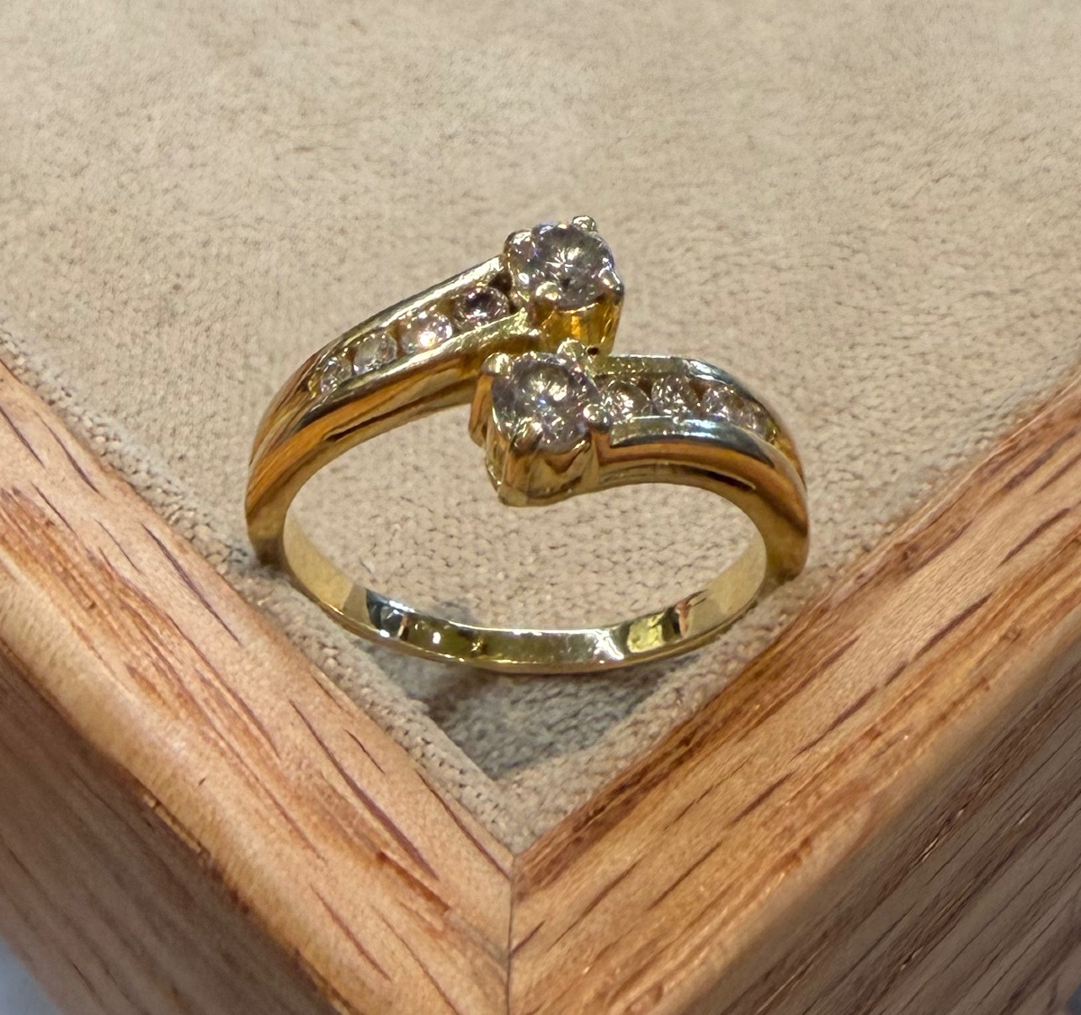 Diamond Toi Et Moi Ring-photo-4