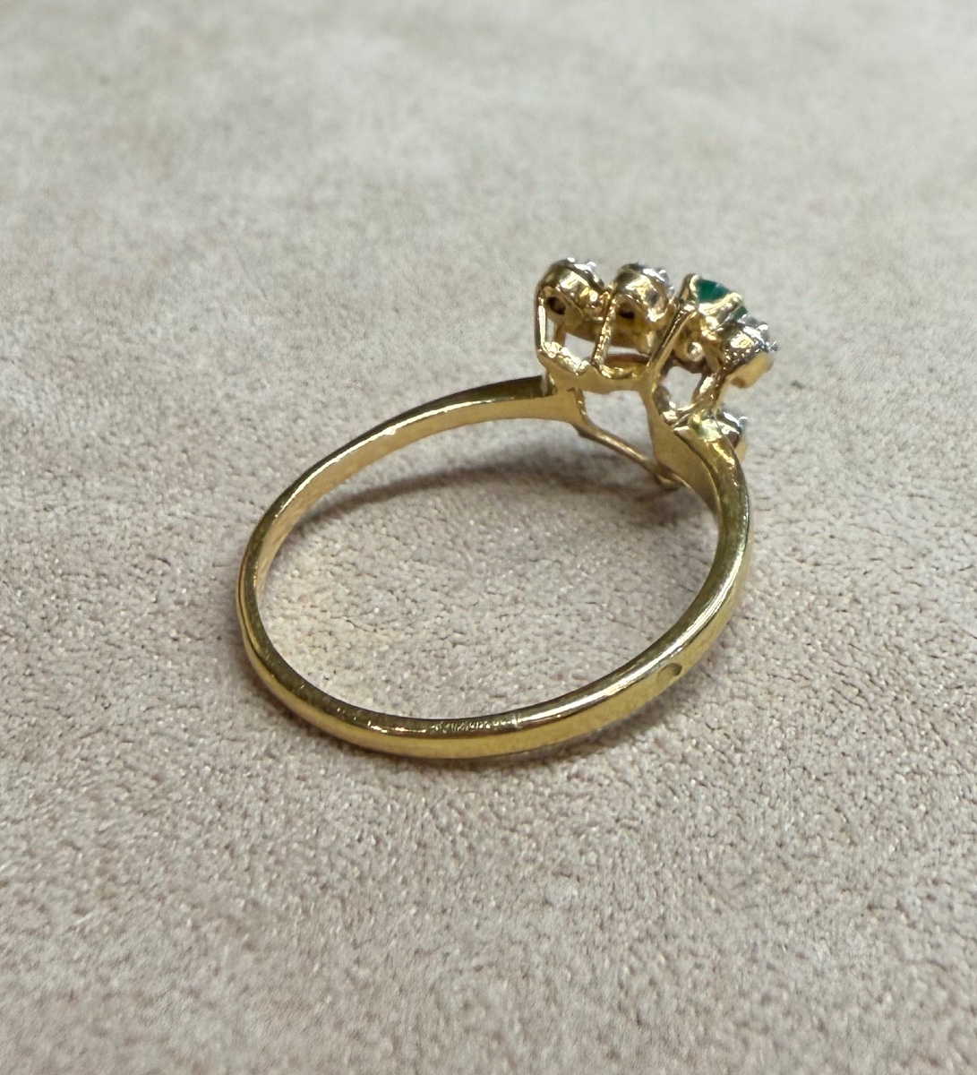 Emerald And Diamond Ring-photo-4