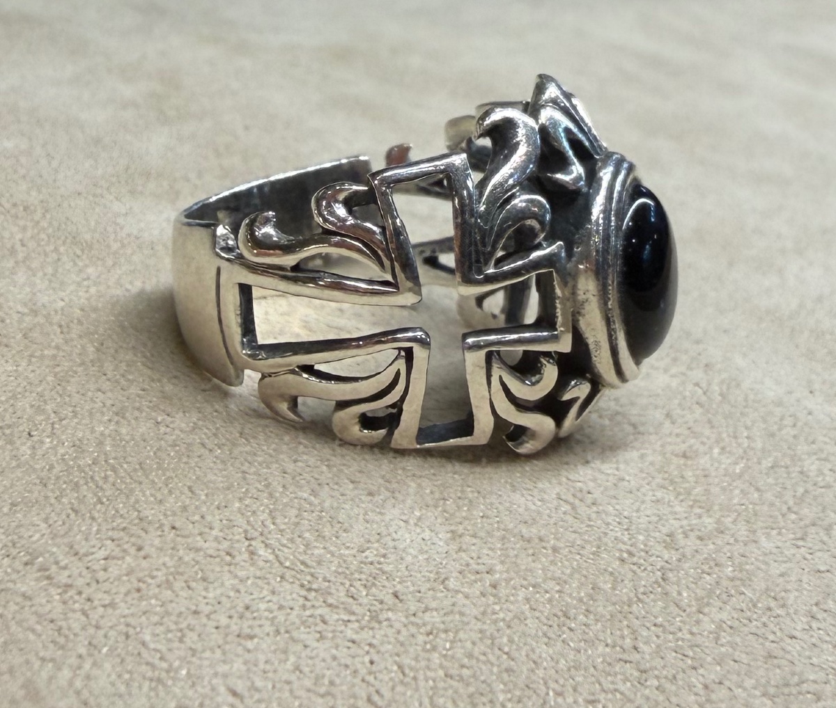 Onyx Signet Ring -photo-3