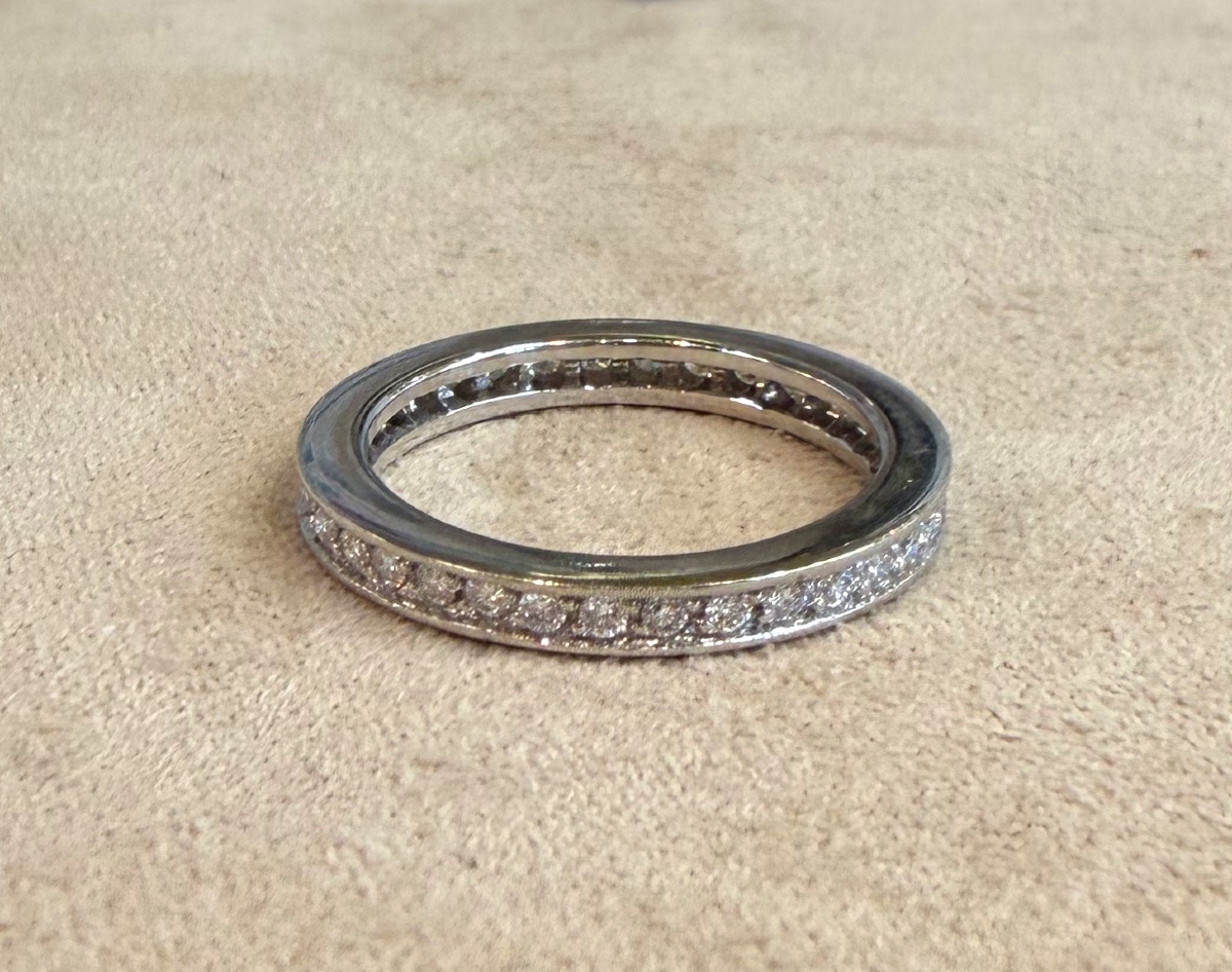 Bague alliance diamants-photo-3