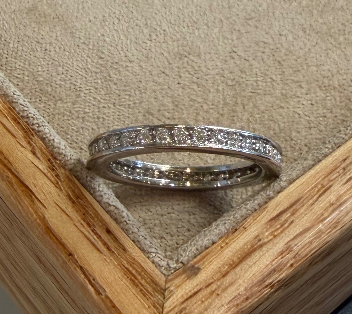 Bague alliance diamants-photo-4