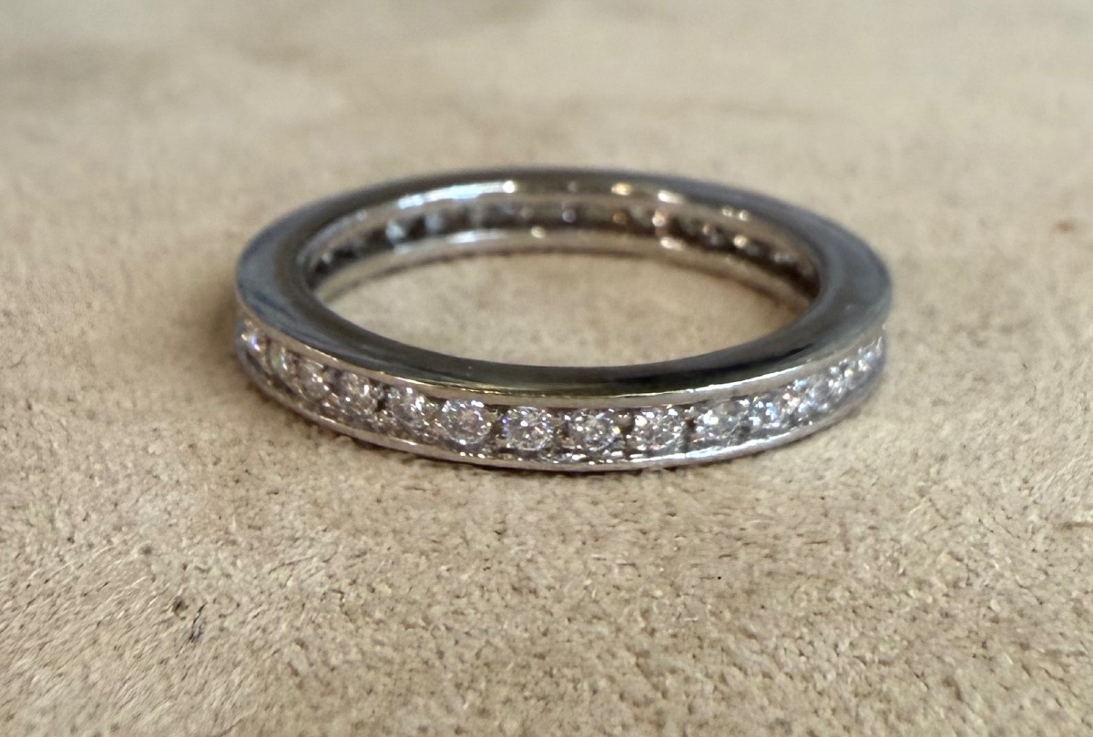 Bague alliance diamants-photo-6