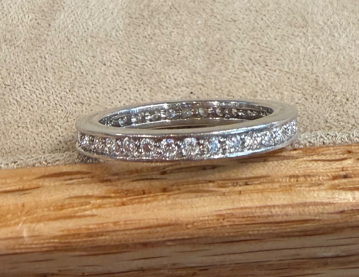 Bague alliance diamants-photo-7