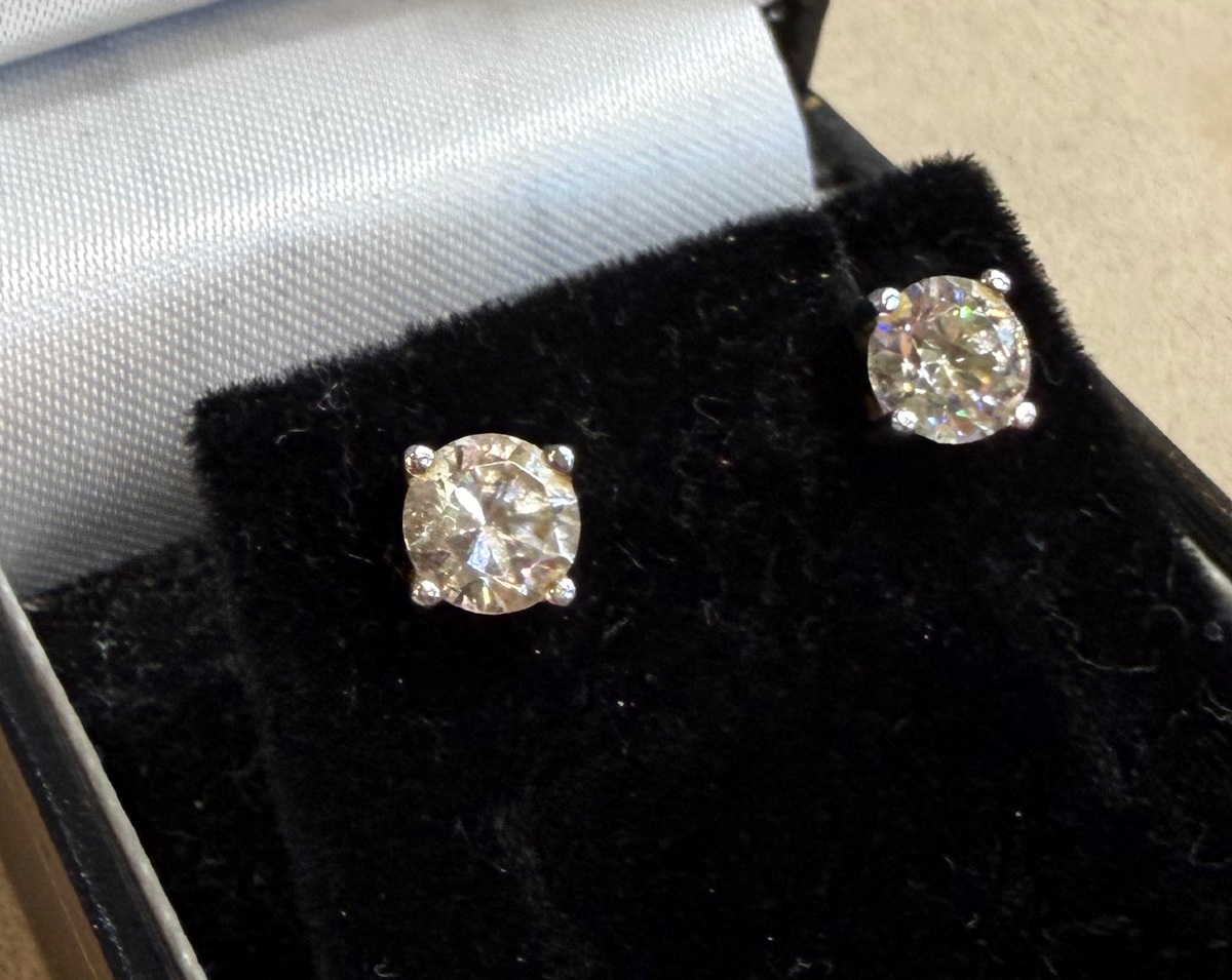 Boucles d'oreille zircons-photo-2