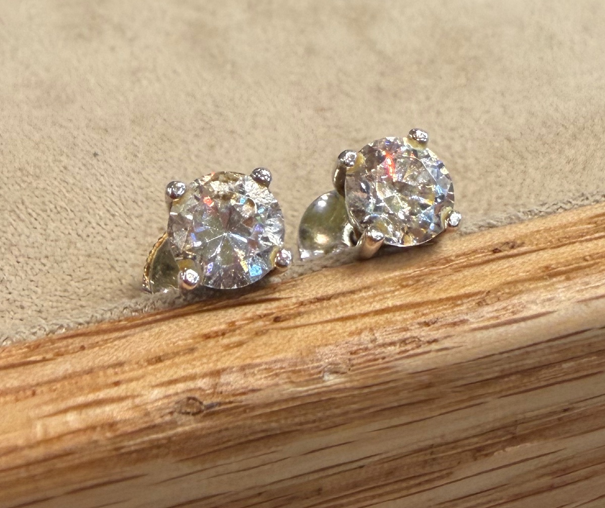 Boucles d'oreille zircons-photo-4