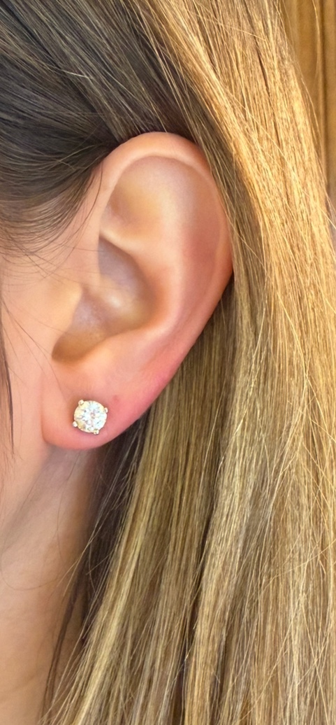 Boucles d'oreille zircons