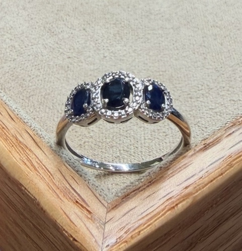 Bague Trilogie saphirs