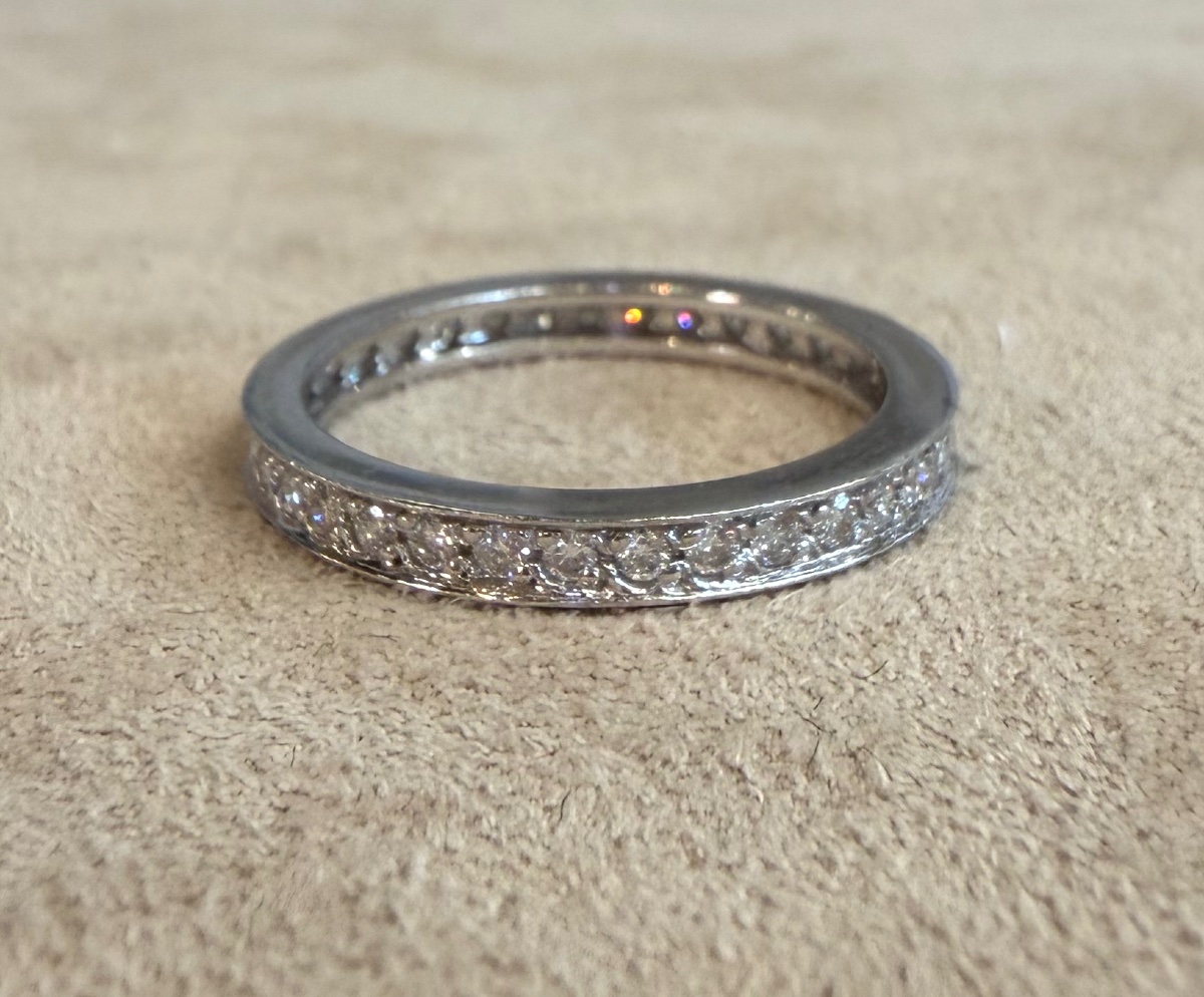 Diamond Wedding Band-photo-3