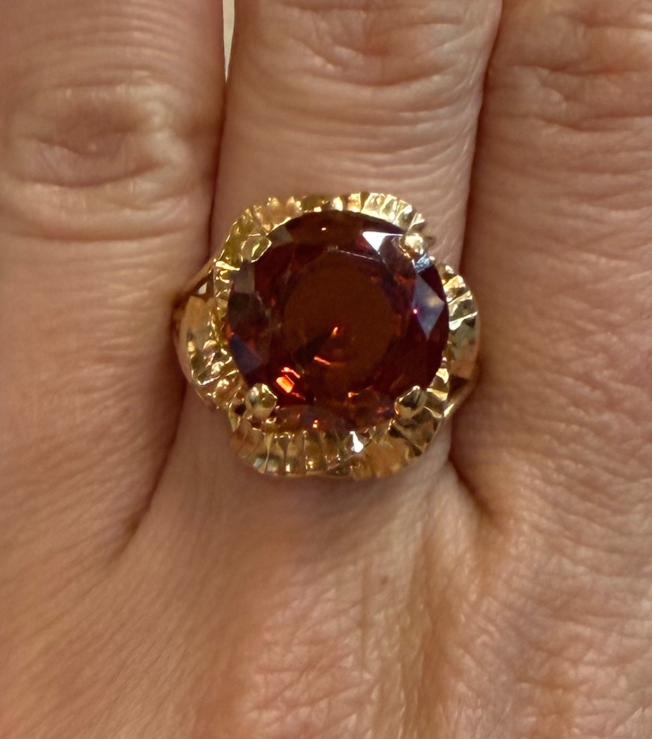 Bague citrine -photo-1