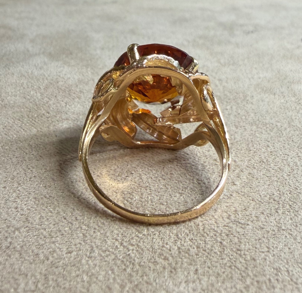 Bague citrine -photo-3