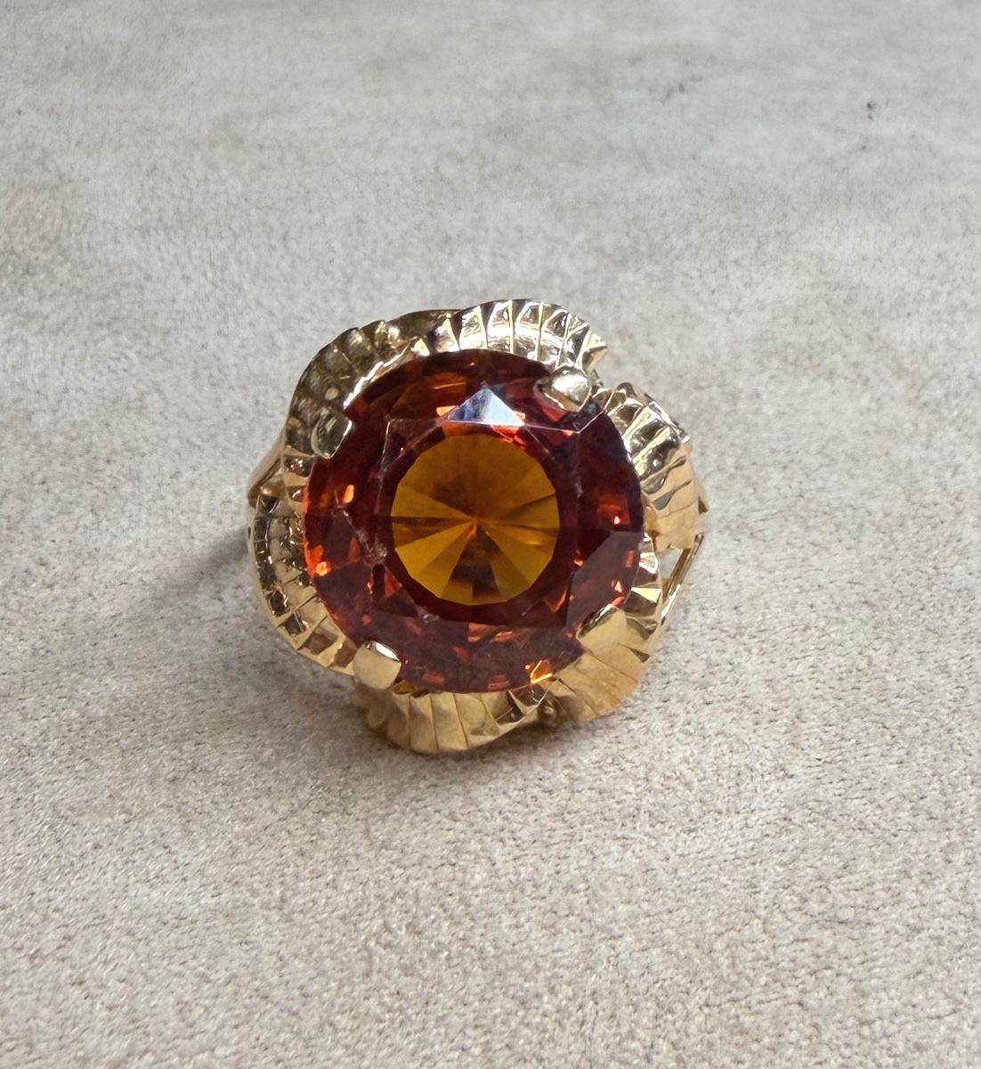 Bague citrine -photo-5