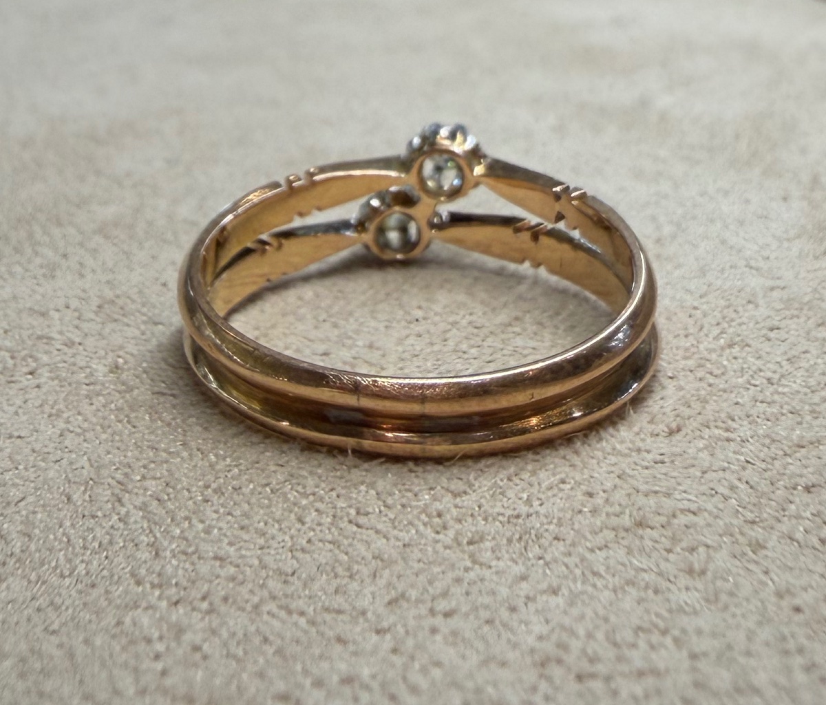 Bague toi et moi diamants-photo-2