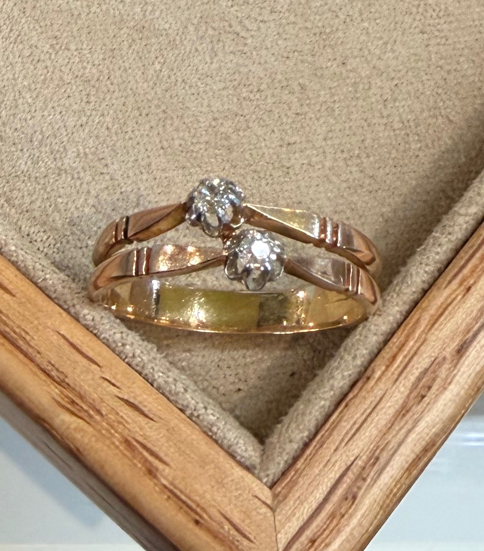 Bague toi et moi diamants-photo-4