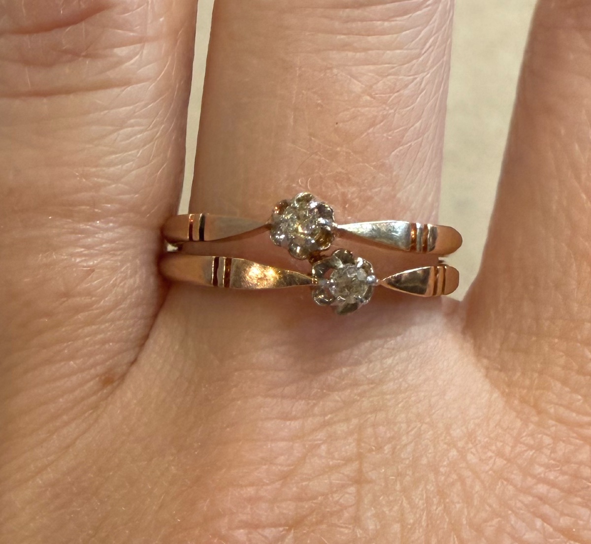 Bague toi et moi diamants-photo-5