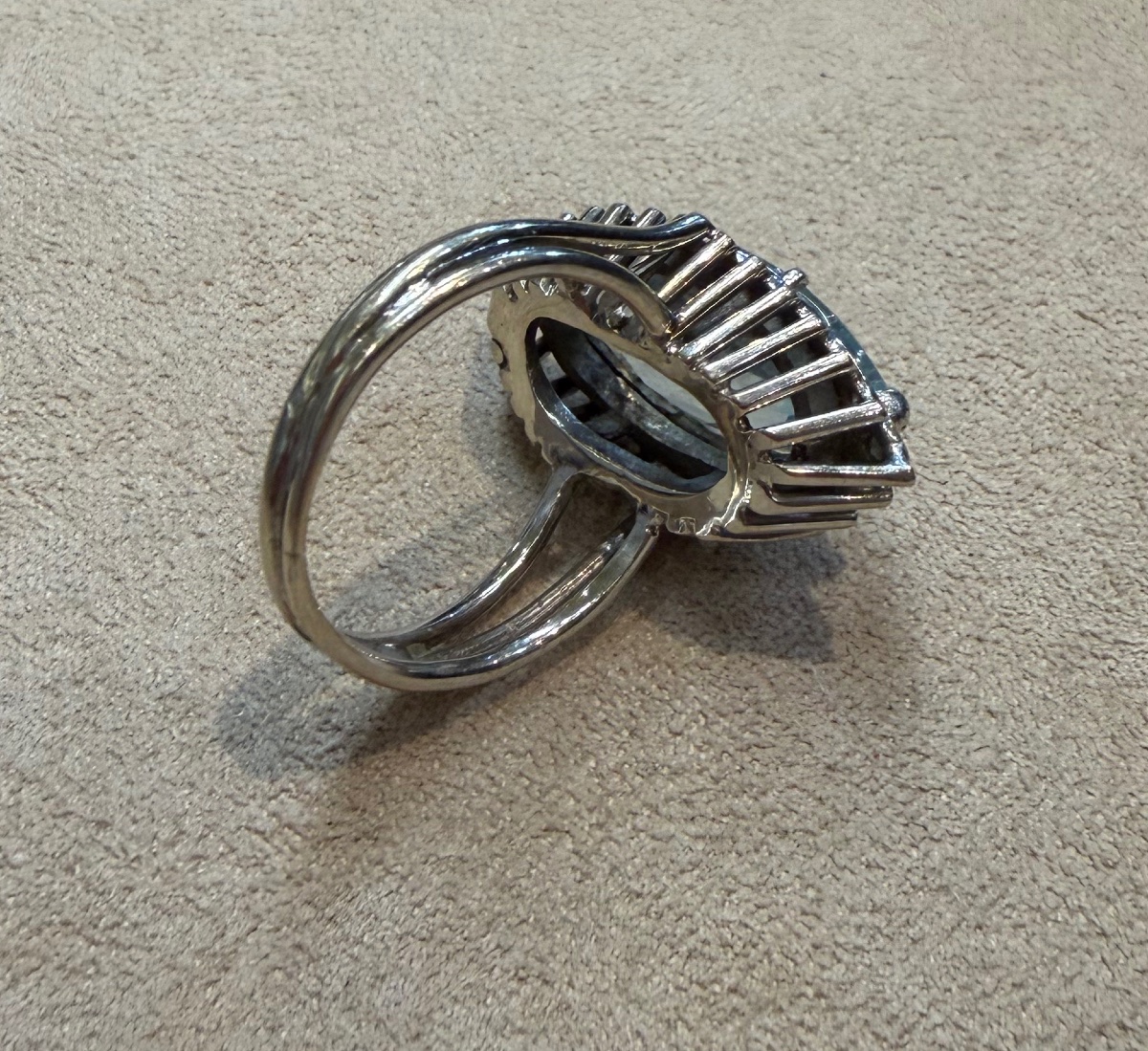 Aquamarine Marquise Ring-photo-4