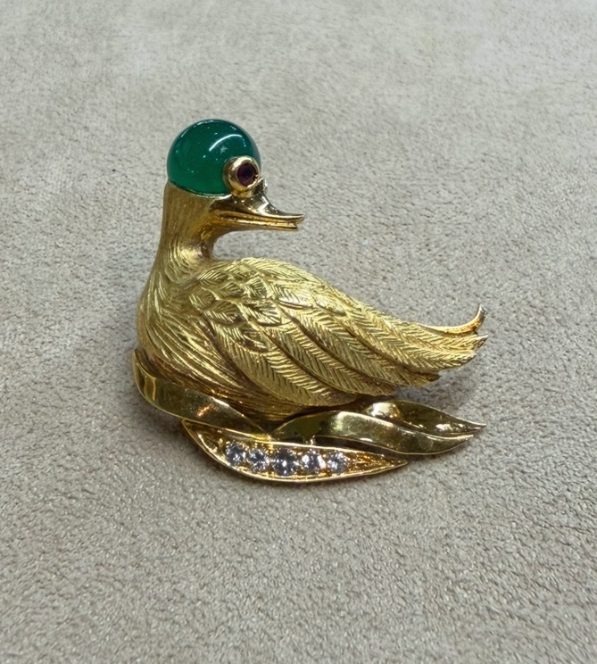 Duck Brooch