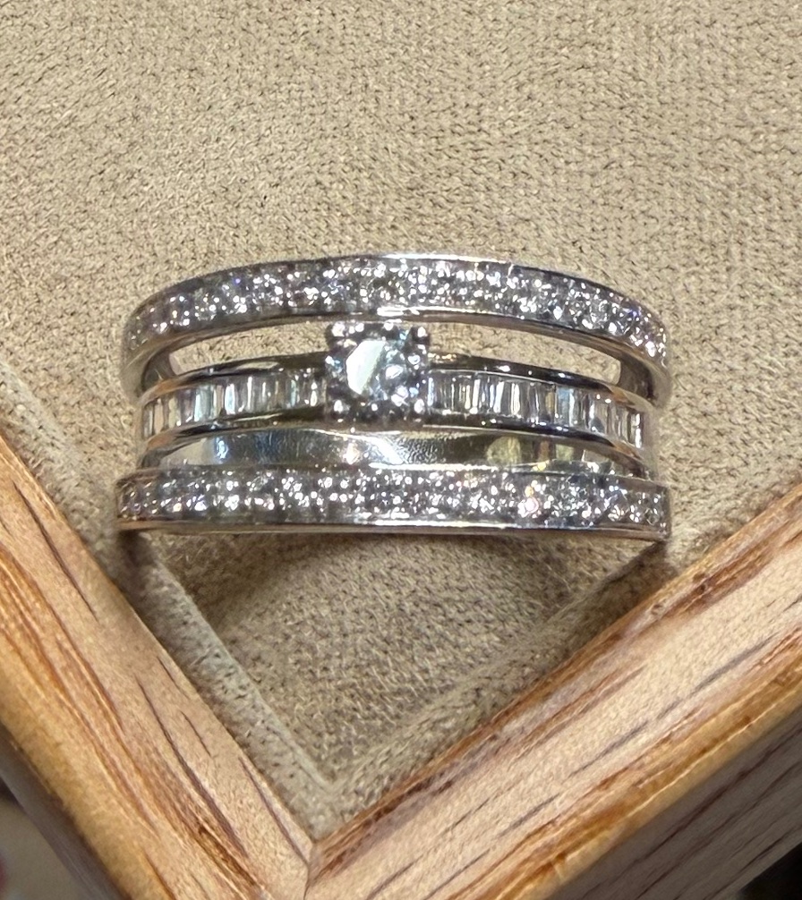 Three-row Diamond Ring-photo-7