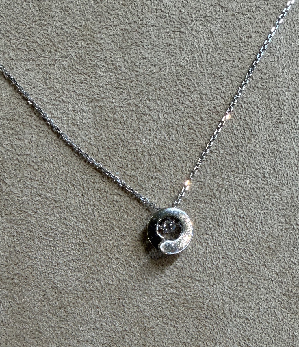 Collier cercle diamant-photo-3