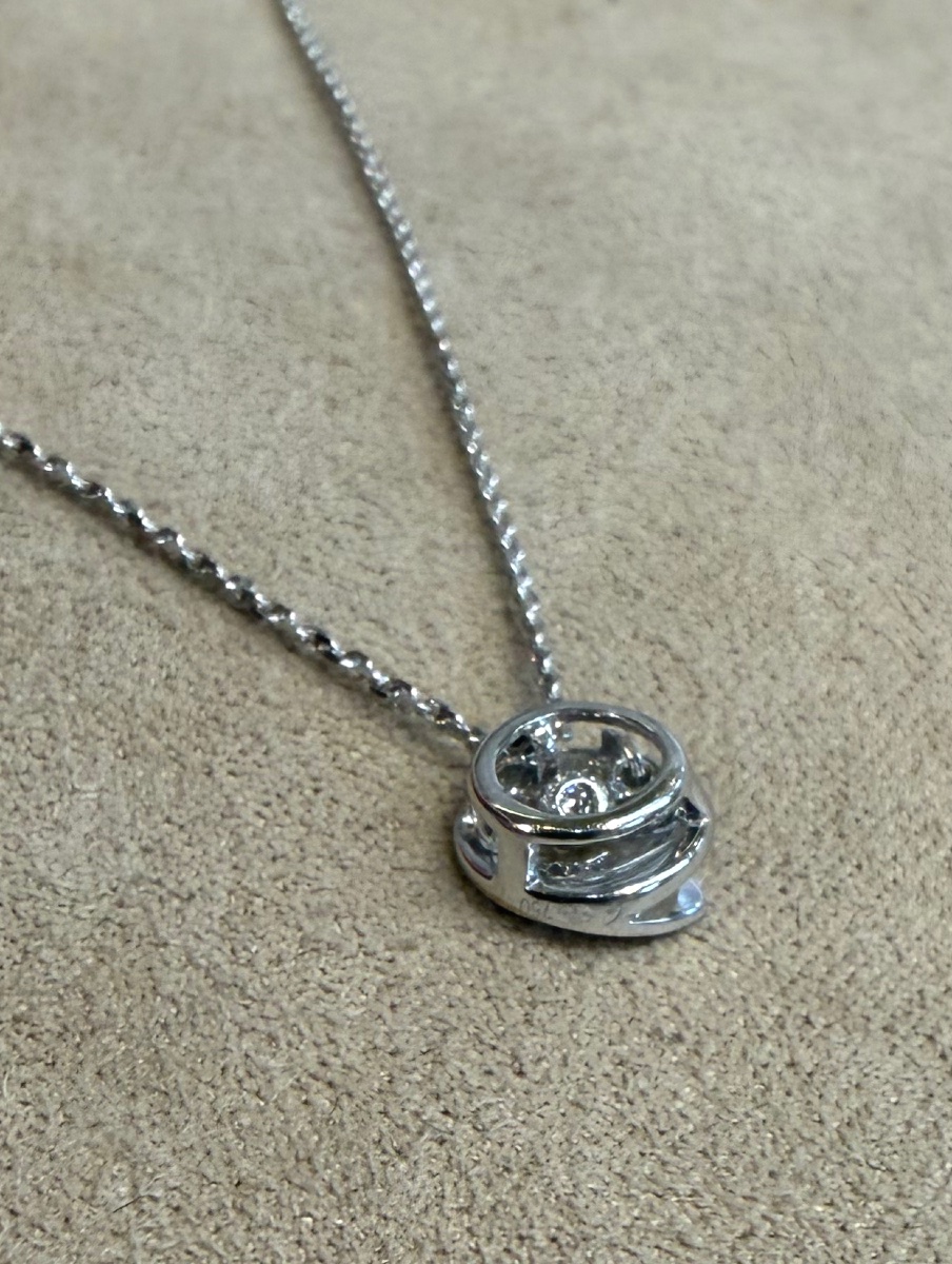 Collier cercle diamant-photo-4