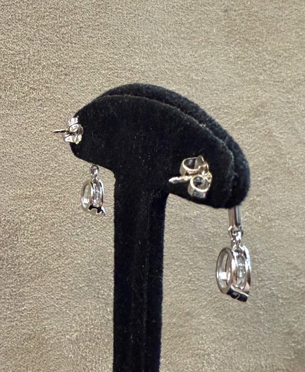 Circle Earrings Diamonds-photo-6