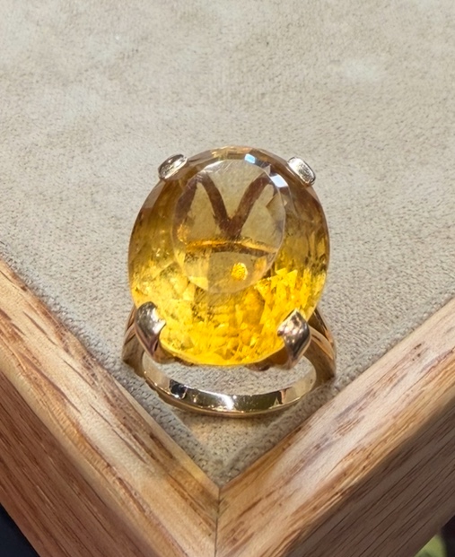 Bague citrine