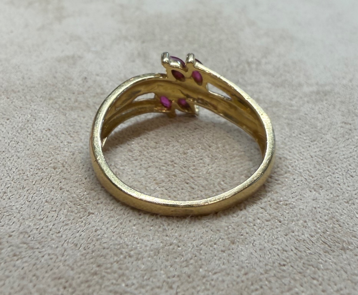 Bague rubis et diamants -photo-1