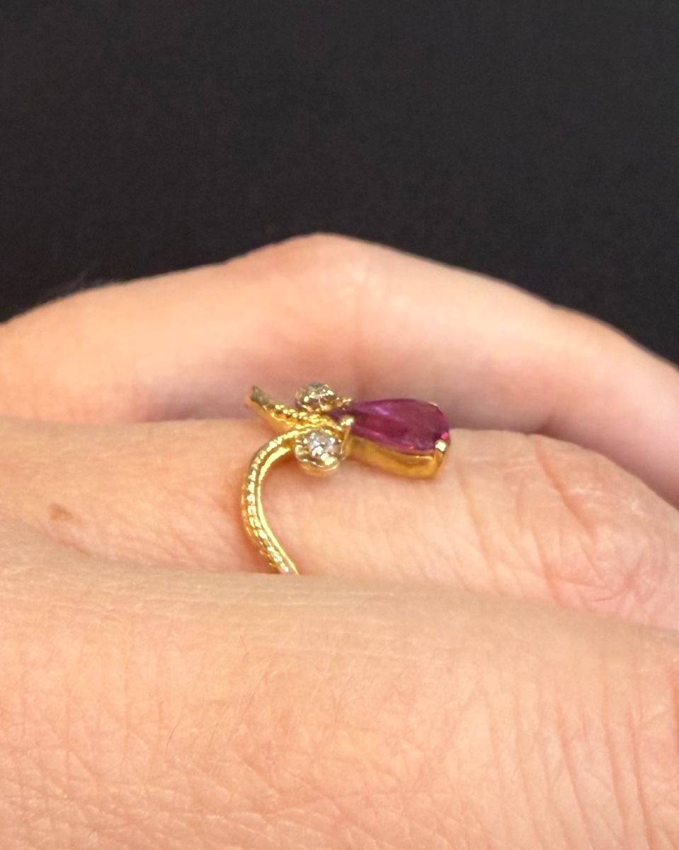 Bague rubis et diamants-photo-1