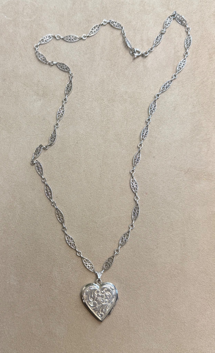 Collier avec pendentif coeur-photo-2