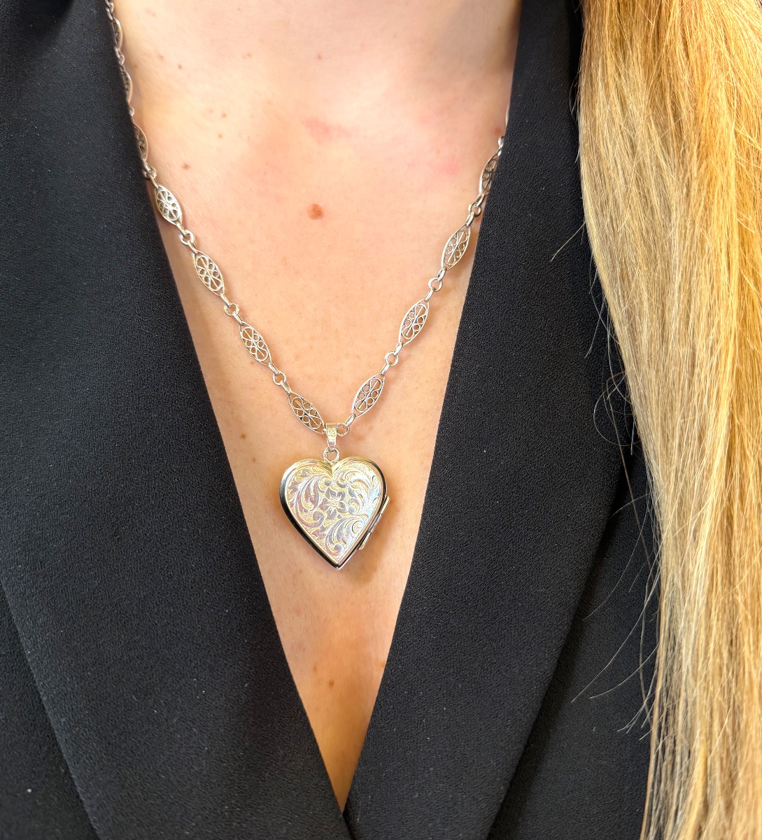 Collier avec pendentif coeur-photo-3