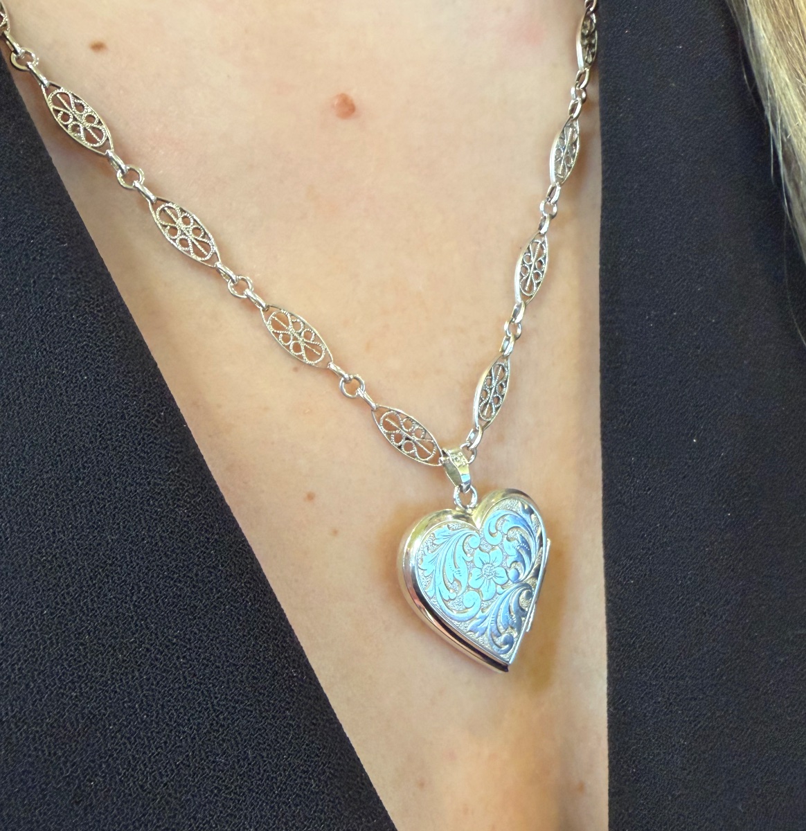 Collier avec pendentif coeur-photo-7