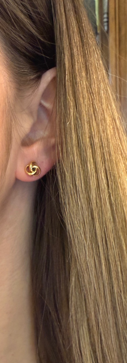 Boucles d'oreille enlacées-photo-3