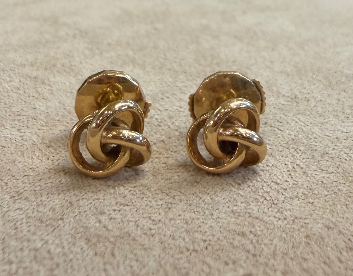 Boucles d'oreille enlacées-photo-4