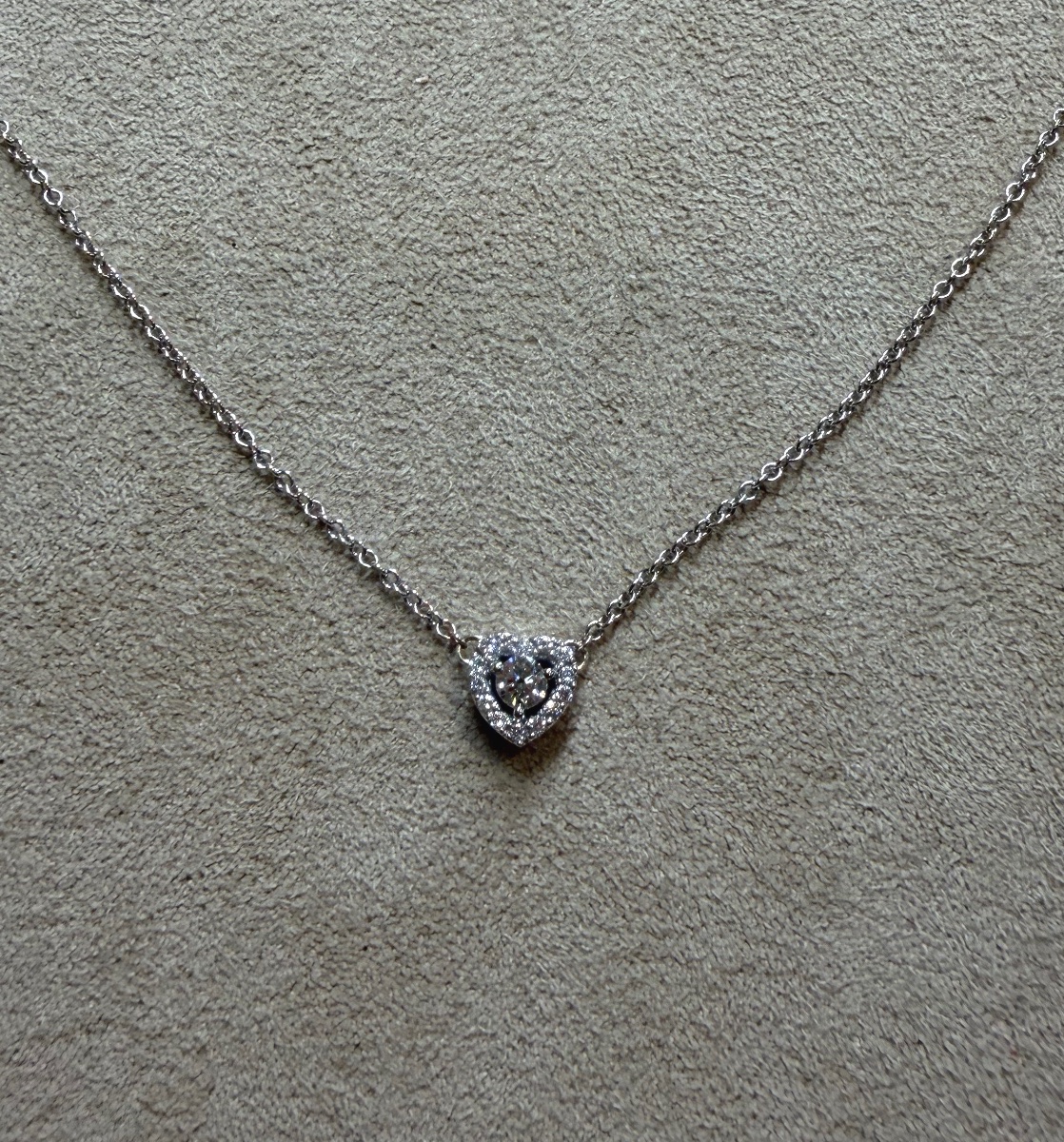 Collier coeur diamants-photo-3