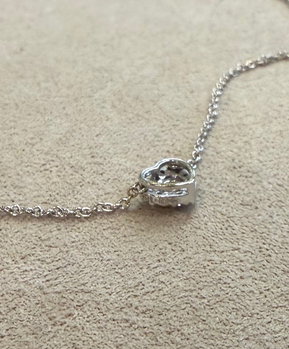 Collier coeur diamants-photo-4